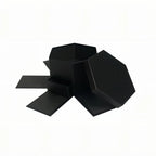 Double Layer Hexagon Flower Gift Box Cardboard Recycled Materials Embossing Printing Rigid Box Recyclable