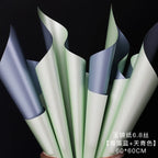 Matte Gold Sand Floral Bouquet Gift Packaging Paper Two-Tone Two-Sided Coating