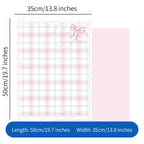 Internet Celebrity Simple Grid Packaged Coated Flowers DIY Mother's Day Bow Wrapped Bouquet