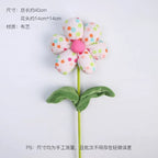 Teacher's Day Single Sunflower Plush Doll Bouquet-Smile Design DIY Floral Craft Supplies for Festival Gift Guangdong China