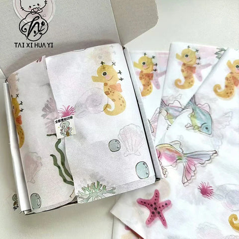 Double-Sided Sydney Bond Paper Antistatic Pleated Base Bouquet Wrapping Paper for Gift & Packaging Custom Logo