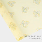 Little Bear Jelly Film Flower Bundle Gift Cartoon Coated Single Side Eco-Friendly Waterproof Flower Wrapping Paper
