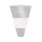 Wholesale Single Rose Packing Supplies Semi-transparent Flower Bouquet Bags PE Coating on Single Side for Florists