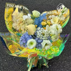 Colorful World Bouquet Packaging Paper Single-Sided Coated Film
