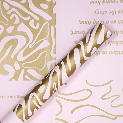 Waterproof Virgin Pulp PE Coating Floral Bouquet Wrapping Paper for Valentine's Day Gifts Florist Packaging Paper