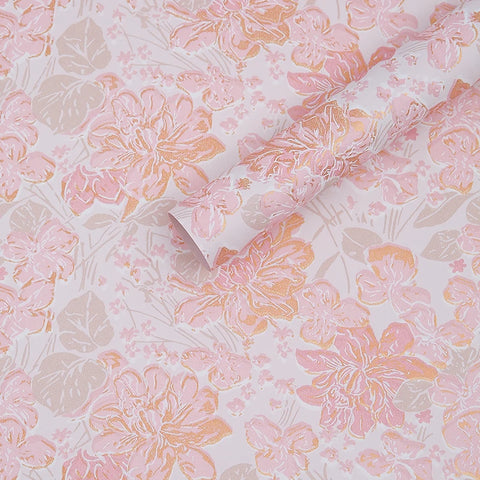 Valentine's Day 50*58cm Flower Bouquet Wrapping Paper Recyclable Duplex Board Materials for Florists