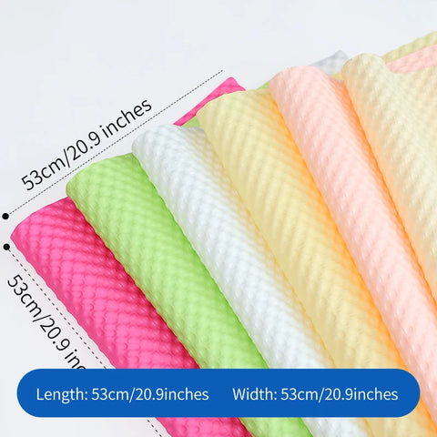 Waterproof Cream Puff Paper Single-Sided Coated with Thickened Embossed Decorative Design