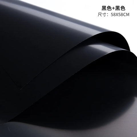 Monochrome Korean Style First Love Eco-Friendly Waterproof Flower Wrapping Paper Thickened Single Side for Flower Packaging