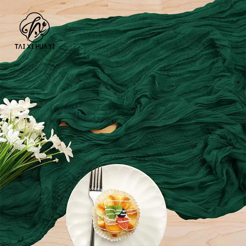 Customized Woven Polyester Non-slip Eco-friendly Durable Tablecloth Wedding Banquet Home Use Non-Iron