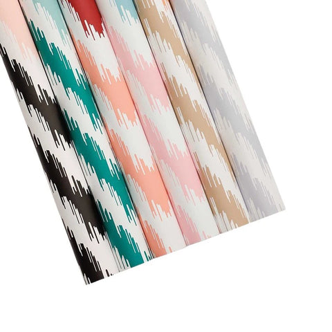 Snow Mountain Flower DIY Handmade Gift Paper Coated Bouquet Packaging Paper Single Stripe
