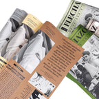Modern Girl Weekly Series English Newspaper Gift Pack New Fashion Flower Packaging Paper with Single Side Coating