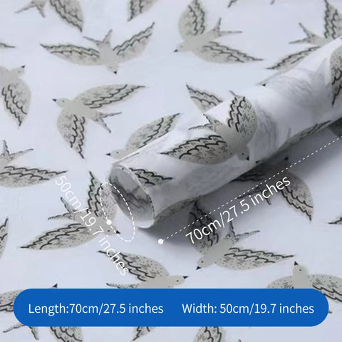 50*70cm Soft Pear Paper Waterproof Uncoated Virgin Pulp Elegant Flower Bouquet Wrapping Gift Wrapping Paper
