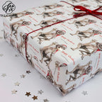 Personalized Eco-Friendly Art Paper Starch Coated Single Sided Lord Rings Gollum Christmas Wrapping Paper 60x60cm Custom Printed