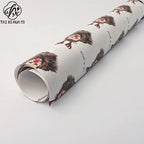 Personalized Custom Printed Eco-Friendly Wrapping Paper Roll Funny Reindeer Man Pattern Christmas Gift Wrap for Holiday Party