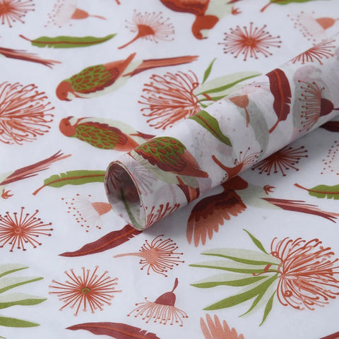 50*70cm Soft Pear Paper Waterproof Uncoated Virgin Pulp Elegant Flower Bouquet Wrapping Gift Wrapping Paper