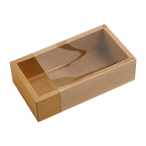 Customized Eco-Friendly Plastic Folding Drawer Boxes with Offset Printing White Transparent Gift Boxes