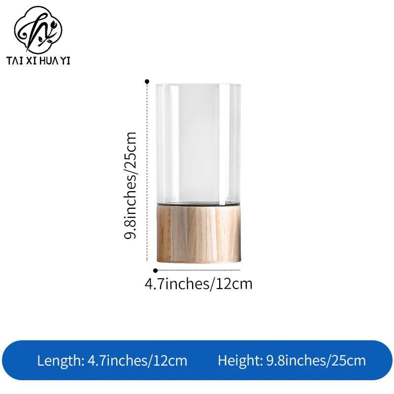 Modern Minimalist Acrylic Vase for Table Decoration Fresh Flower Bouquet Wrapping Floral Supplies-Packaging & Printing Products