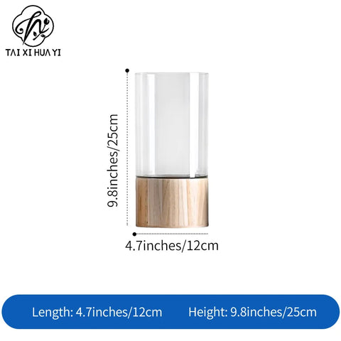 Modern Minimalist Acrylic Vase for Table Decoration Fresh Flower Bouquet Wrapping Floral Supplies-Packaging & Printing Products
