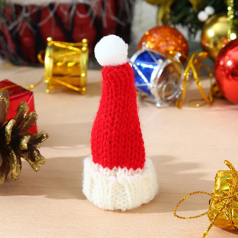 Red Fruit Branches Golden Fortune Handicraft Fashion Christmas Decoration Cashmere Yarn Flower Pot Hanging Accessories