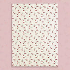 Elegant Rose Print Art Paper Floral Arrangement Supplies for Flower Shop Bouquet Packaging and Gift Wrapping