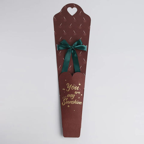 10pcs New Creative Kraft Paper Flower Box for Valentines Day Gifts and Flower Wrapping Packaging