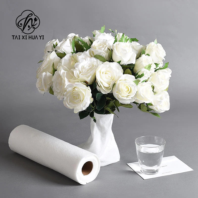 Arrival Moisturizing Cotton Flower Wrapping Paper Water Retaining and Screen Printing Compatible for Florist Accessories