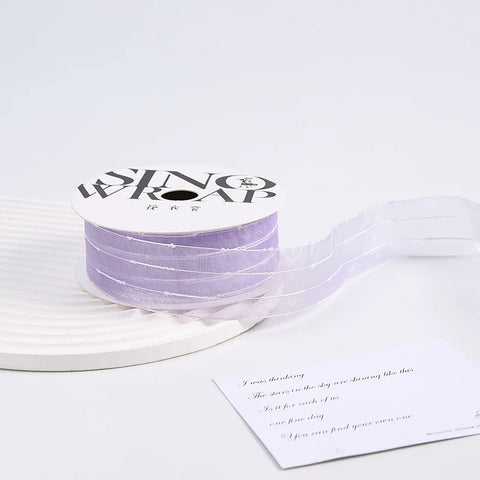 Dacron Wedding Valentine's Day Christmas Flower Bouquet Bow Decoration Ribbon for Gift Packaging