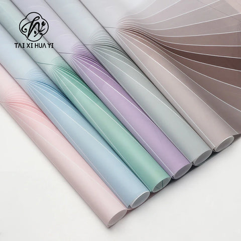 Early Summer Flower DIY Handmade Gift Paper Translucent Bouquet Packaging Single Side Coated Paper