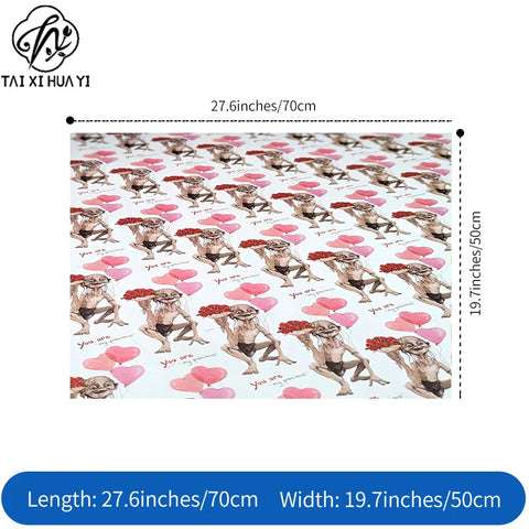 Custom Printed Eco-Friendly Craft Paper Smeagol Gollum Wrapping Paper Personalized 'You Are My Precious' Valentine Gift Wrap
