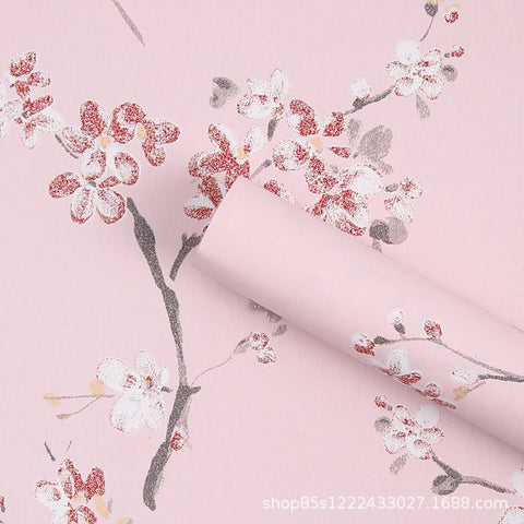 Small Fresh Flower Waterproof Packaging Paper Velvet Cloth Material with Single-sided Coating