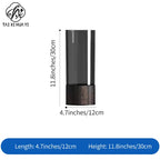 Elegant Modern Luxury Vase Acrylic and Wood Base for Home Table Decor for Floral Arrangement Packing Perfect As a Gift