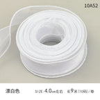 Fishtail Luxury Satin Silk Ribbon Fresh Flower DIY Material Wavy Edge Bow Ribbon Cake Edge Christmas