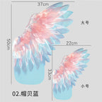 Sky and Birds Flower Kraft Paper Packaging DIY Handmade Wings Alien with Single-Coated Side