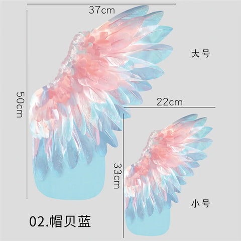 Sky and Birds Flower Kraft Paper Packaging DIY Handmade Wings Alien with Single-Coated Side