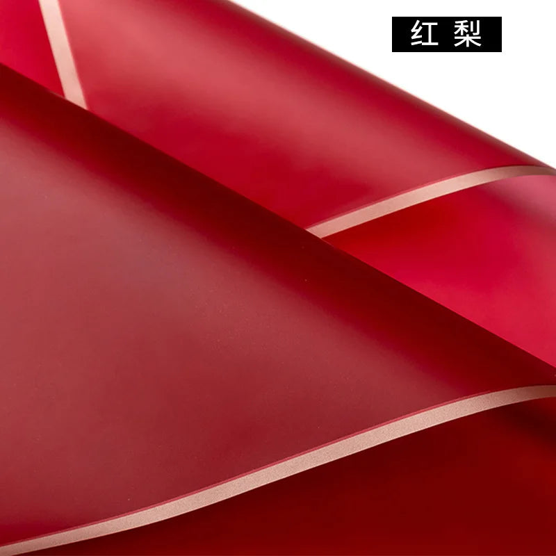 Taixi Brand Gold-edged PE Coated Double-Sided Recyclable Parchment Paper Gravure Compatible Valentine's Day Waterproof Flower