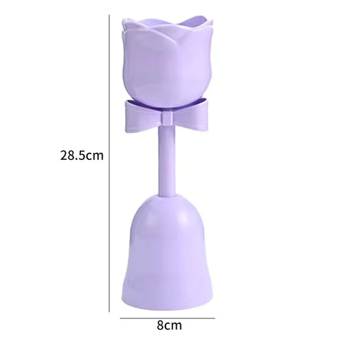 High Beauty Plastic Tulip Flower Cup Vase Creamy Style Floral Ornament for Fresh Bouquet Gift Home Decoration