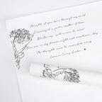 Vintage Waterproof Bouquet Flower Wrapping Paper PE Made From Premium Plastic Paper Material for Gift Wrapping