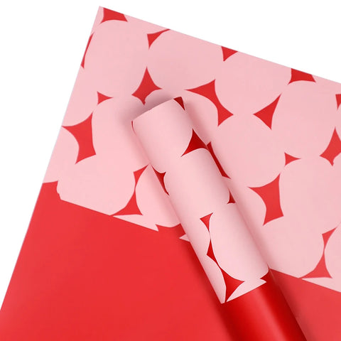 Valentine's Day Waterproof Papel Florist Packaging Paper Sheet PE Coating Wrapping Paper for Gifts Box