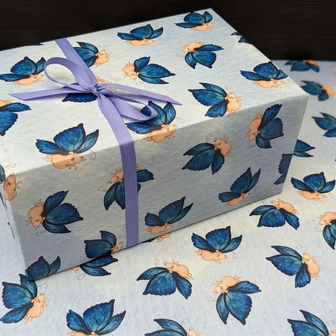 Wholesale Printed Duplex Board Gift Wrapping Paper Roll Waterproof & Eco-Friendly Large Size for Holiday Packaging