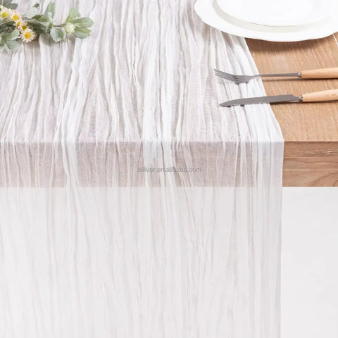 Customized Woven Polyester Non-slip Eco-friendly Durable Tablecloth Wedding Banquet Home Use Non-Iron