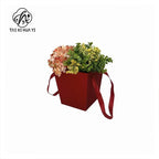 Premium Quality Trapezoidal Flower Paper Bag Premium Embossing for Wedding Gift Flower Shop Bouquet Packaging Quality Paper
