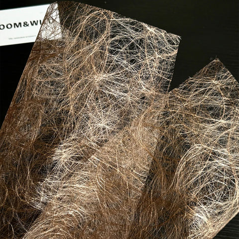 Wholesale Single Side PE Coating Raffia Grass Inner Lining Material for Fresh Flower Bouquet Packaging