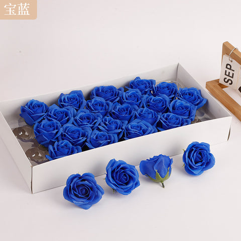 Soap flower five-layer soap rose head Valentine's Day DIY bouquet gift box packaging material simulation head high simulation