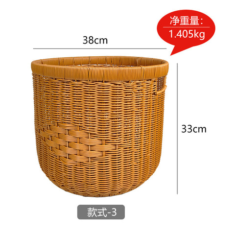 Round laundry bucket Bedroom laundry basket Living room Toy sundries storage basket Bath towel basket Hotel towel basket