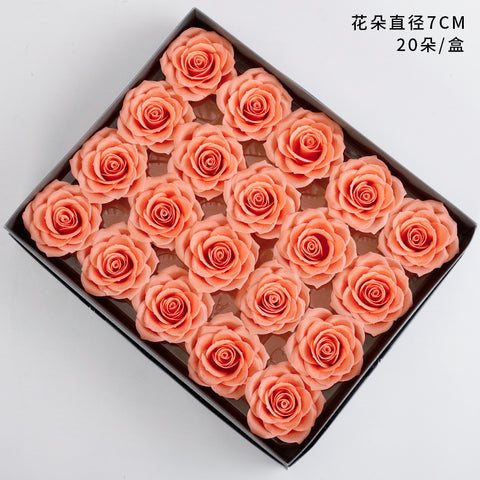 Qixi Festival new soap flower head pride rose aromatherapy immortal flower seven layers soap flower simulation flower wholesale