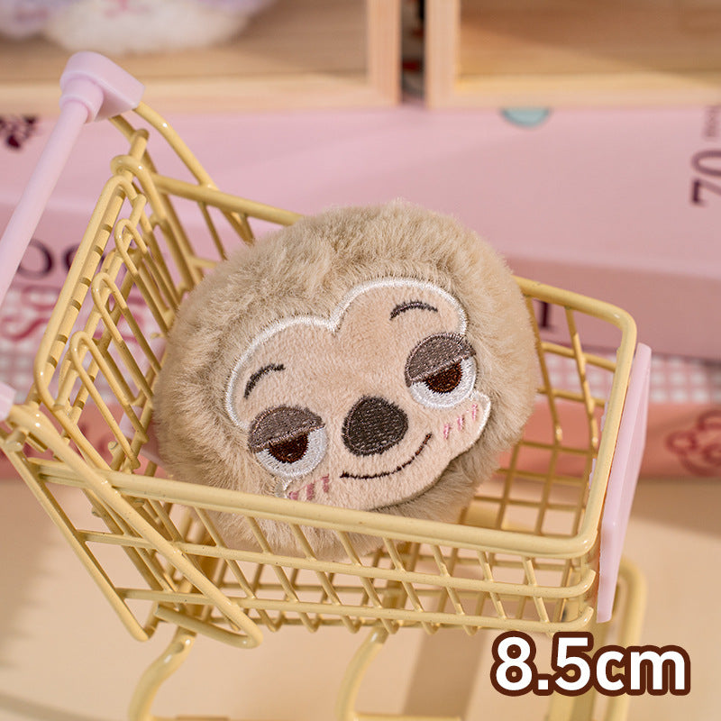 Zootopia Lightning Judy Leopard Police Officer Fox Nick Cute Cartoon Plush Doll Pendant Pendant Keychain