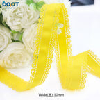 3cm Solid Color Lace Hollow Grosgrain Ribbon Eco-Friendly Durable Modern DIY Handmade Bow Headgear Hair Valentine's Day Wedding