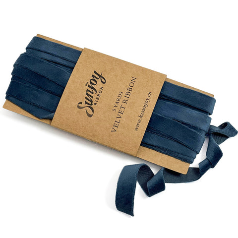Dutch Velvet Ribbon Roll Modern Velvet Gift Ribbon for Handmade Craft Ornaments Wedding Gift Wrapping