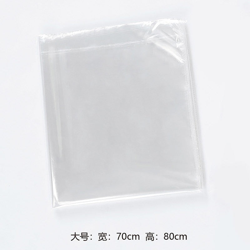 High transparency bouquet dust bag transparent bouquet bag rainproof windproof glass paper bag send flowers flower packaging wholesale