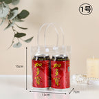 Environmentally Transparent PVC Wedding Gift Box Waterproof Transparent Bridesmaid Gift Bag Paper Box